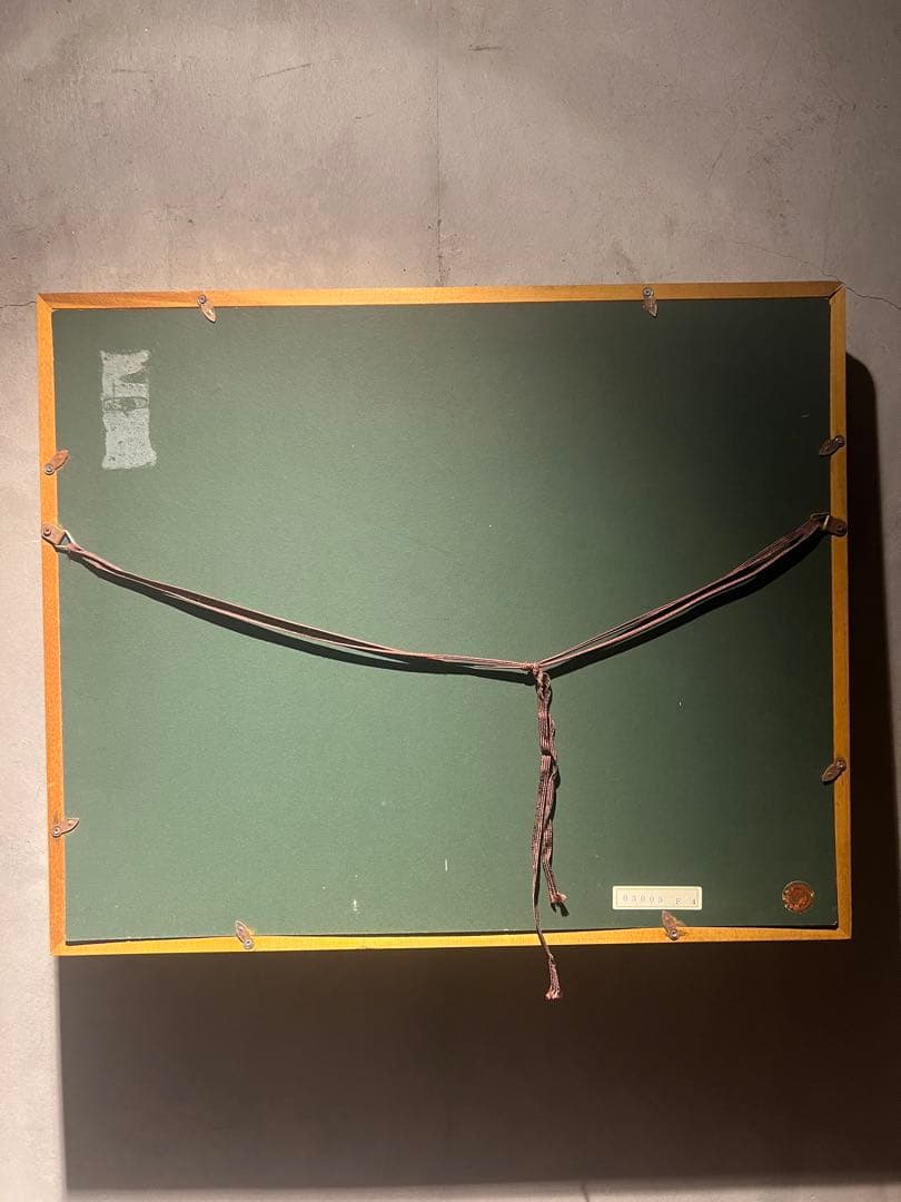 他の方発送×平山嵩　【梅花】　肉筆　油彩画　サインあり