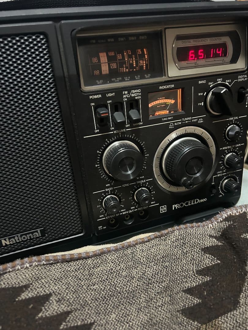 ナショナル BCL ラジオ 短波 PROCEED 2800