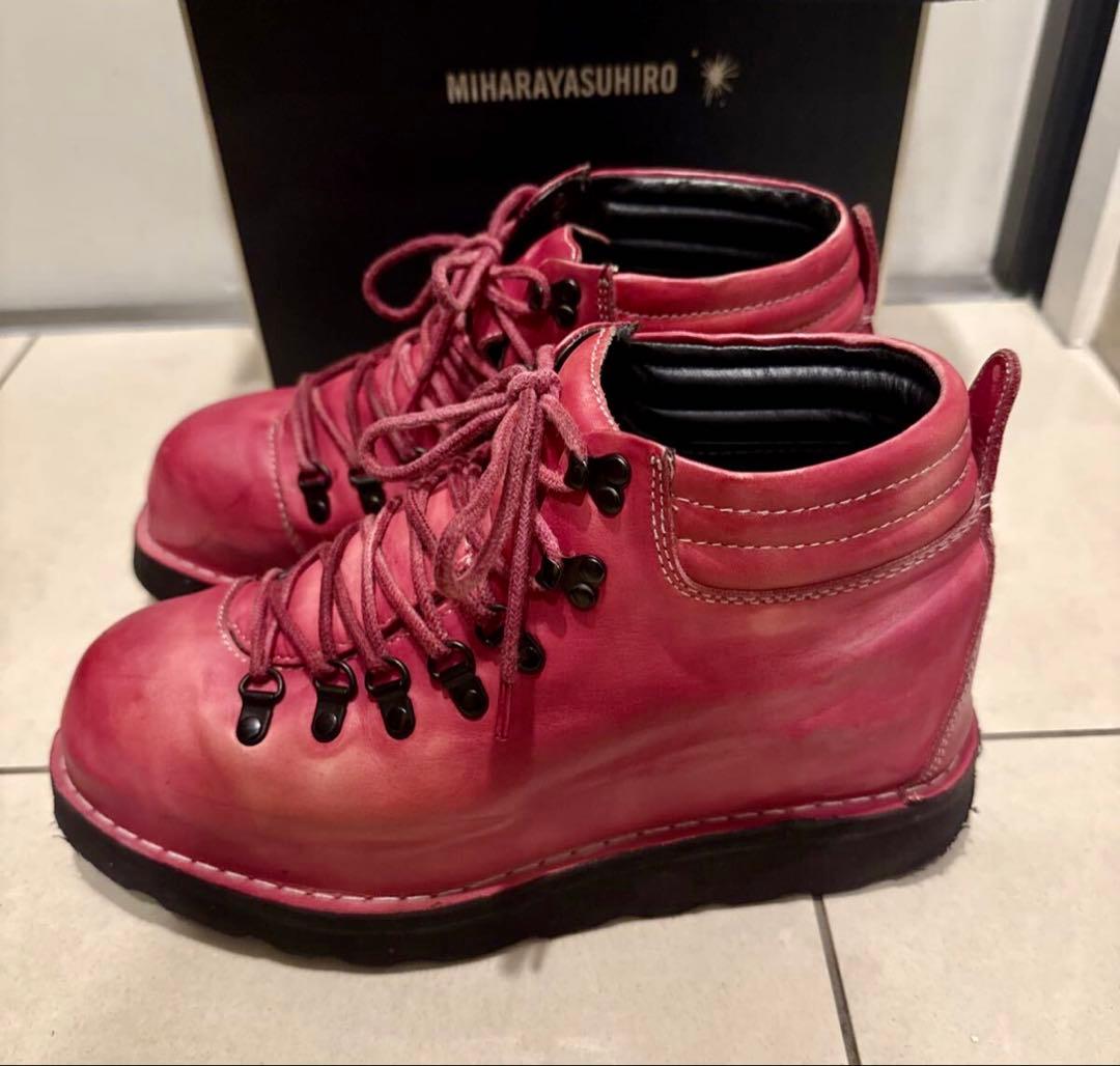 MIHARAYASUHIRO ミハラヤスヒロジャイアント トレッキングブーツ 赤