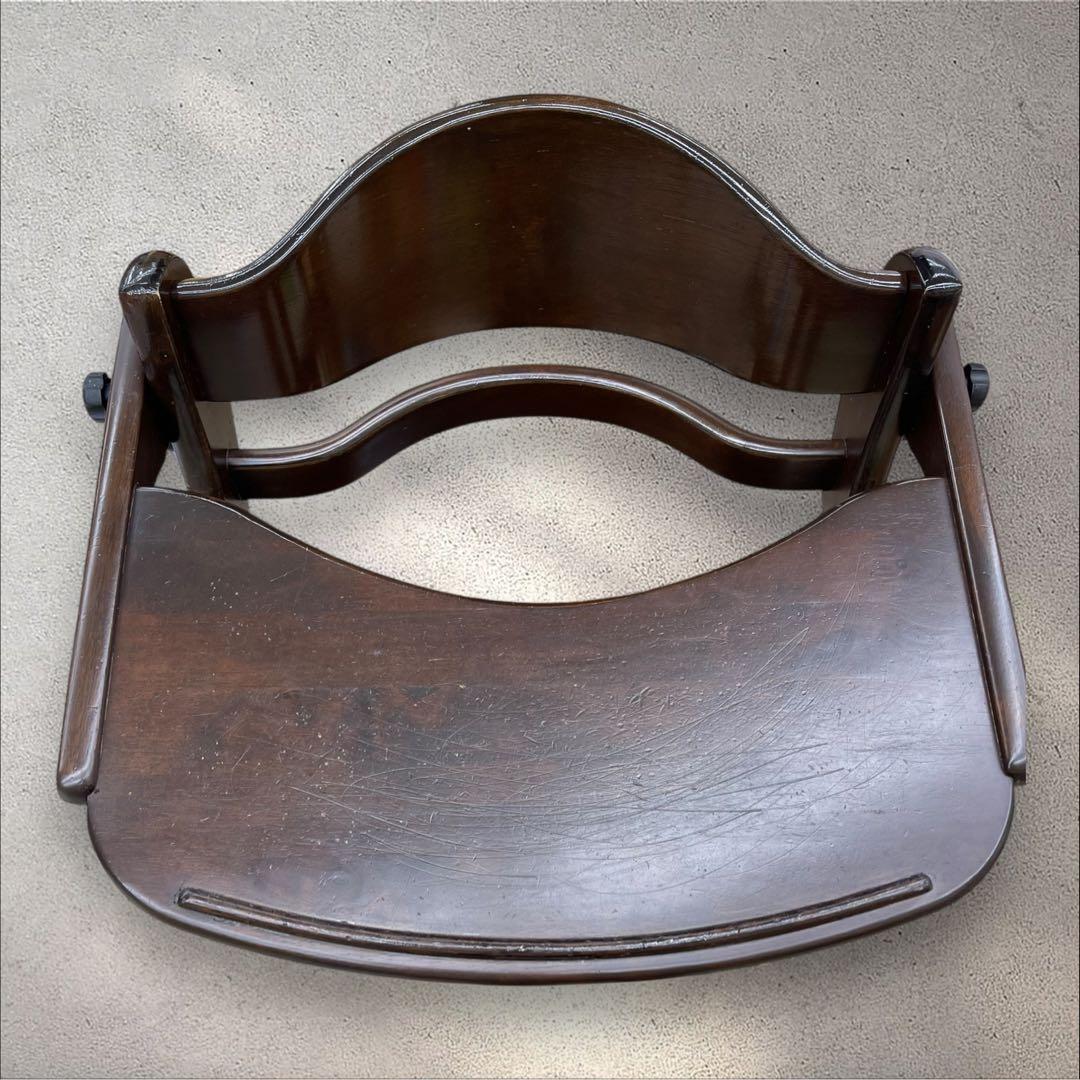 大和屋　すくすくチェア　イーエヌ　テーブルガード　ダークブラウン