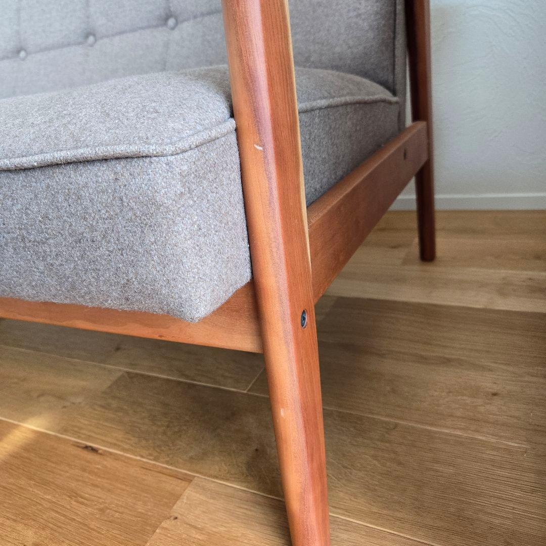 限定モデル カリモク60 Kチェア2シーター フラノベージュ