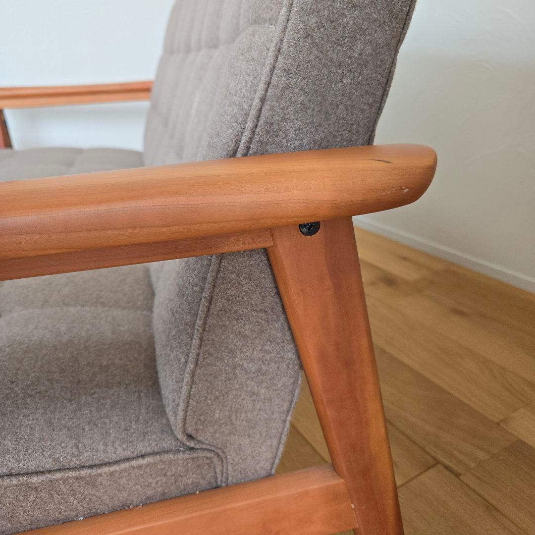 限定モデル カリモク60 Kチェア2シーター フラノベージュ