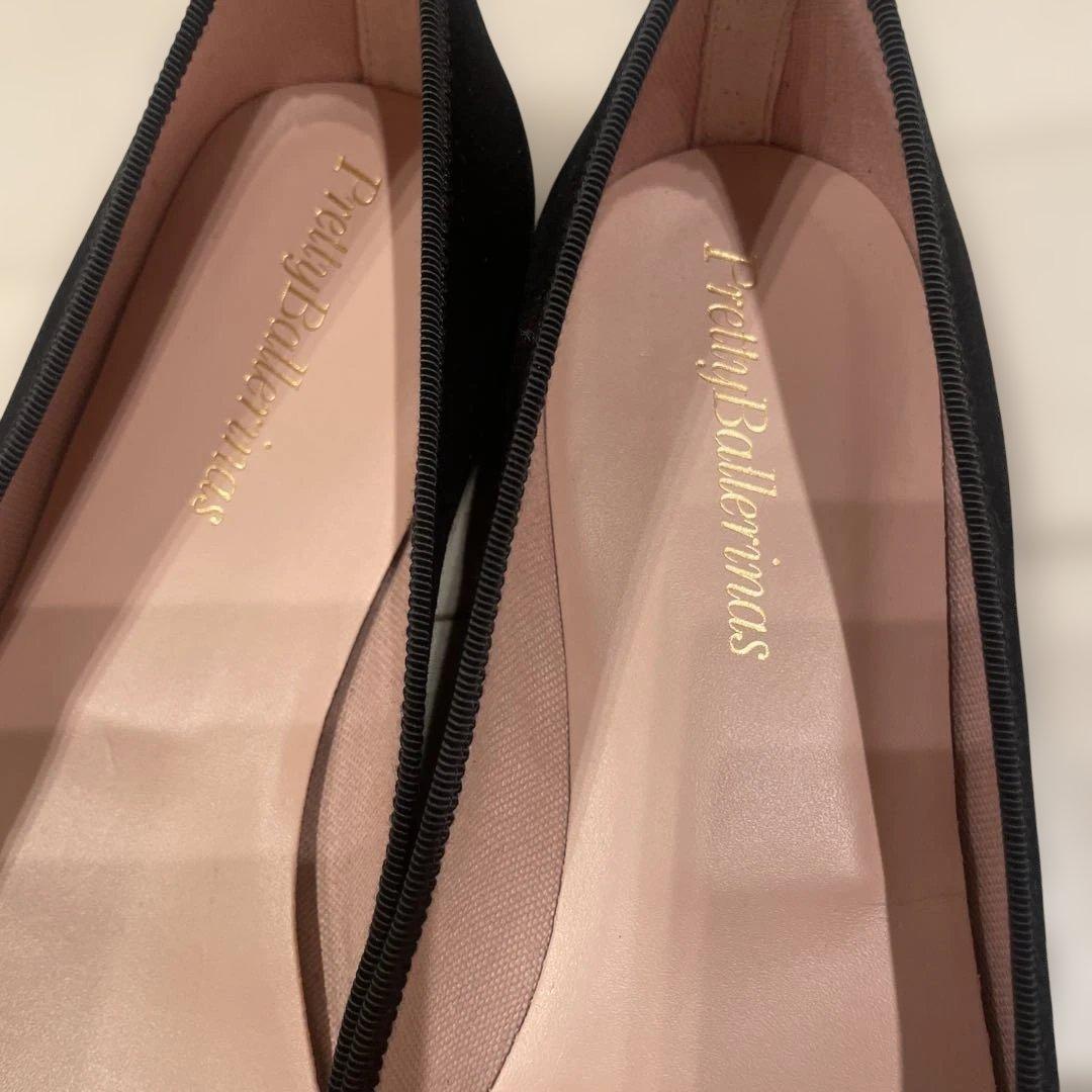 ❤️Pretty Ballerinas 黒 タッセル フラットシューズ