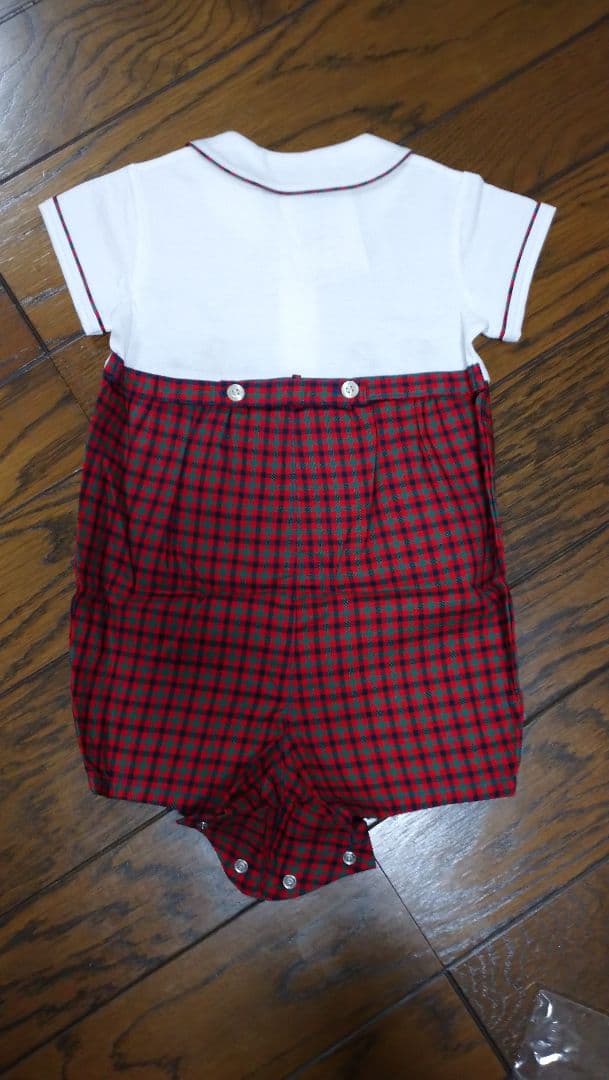 ファミリア ロンパース（スタイ、靴下付き）