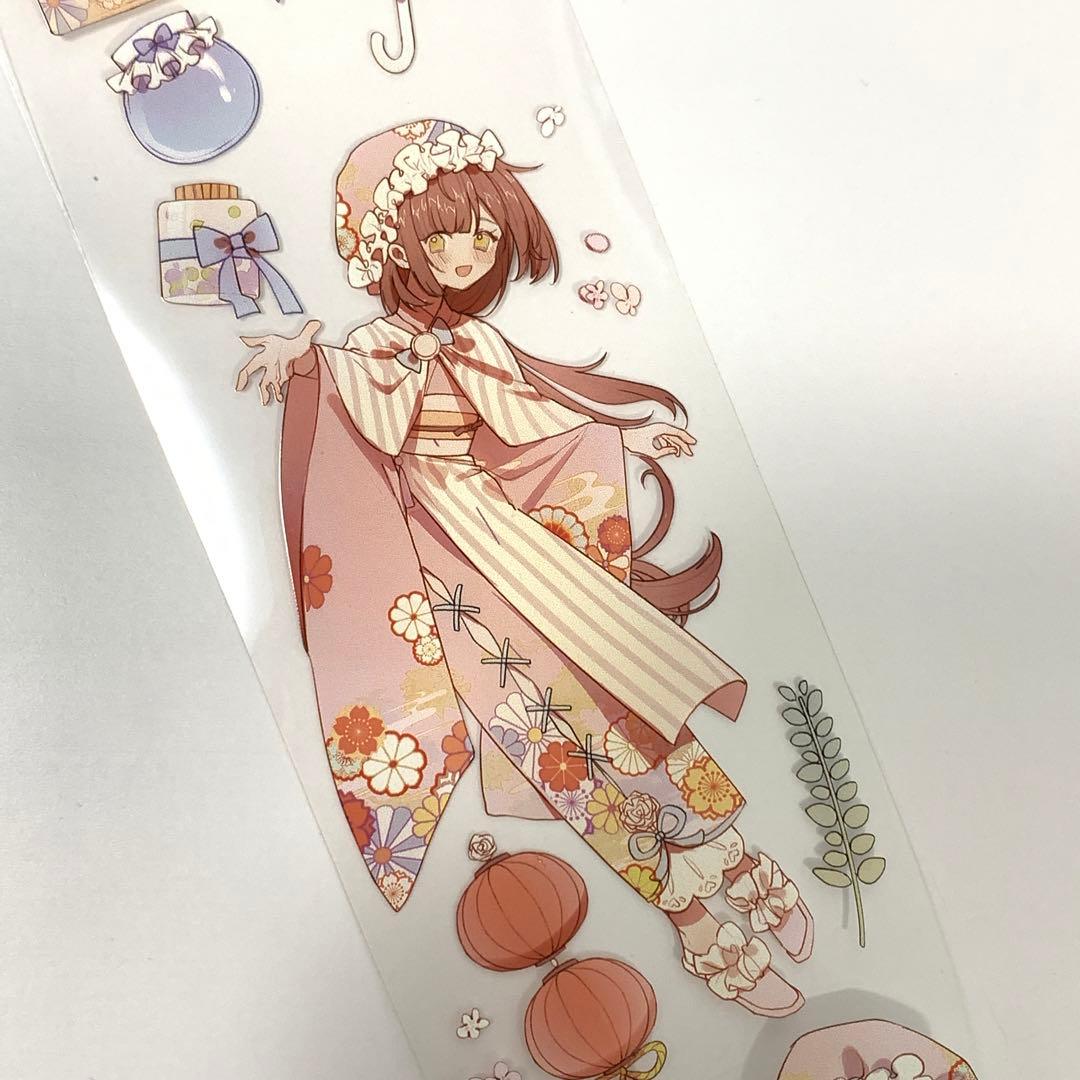 U154.【中古】氷川研究所 夏日花火 マスキングテープ PET