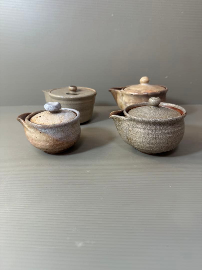 2790 萩焼　宝瓶　4客