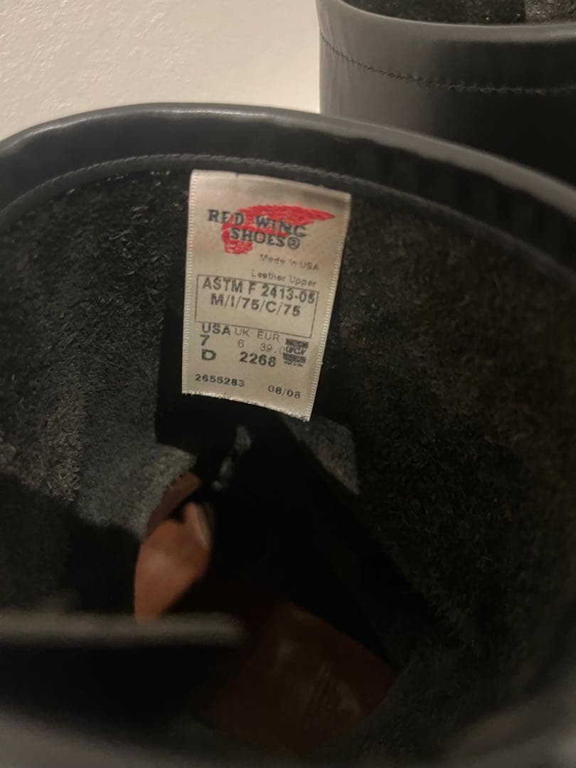 REDWING レッドウィング 2268 ブラック エンジニアブーツ USA