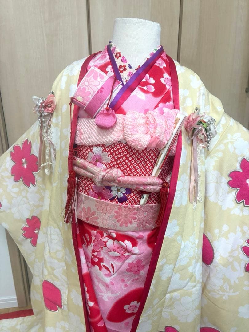 まめ姫ちゃま　お姫様風　7歳七五三着物