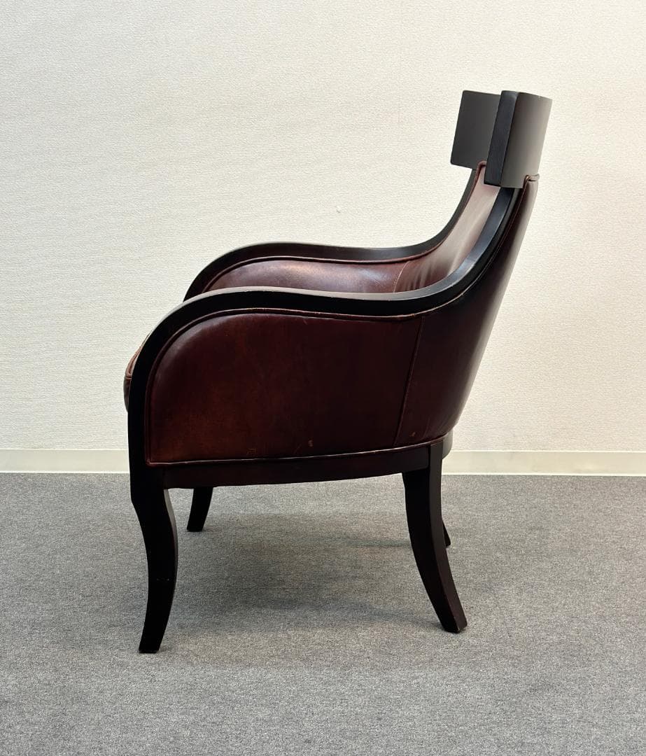 Crate & Barrel　ラウンジチェア　エレガント　ヴィンテージ　ソファ