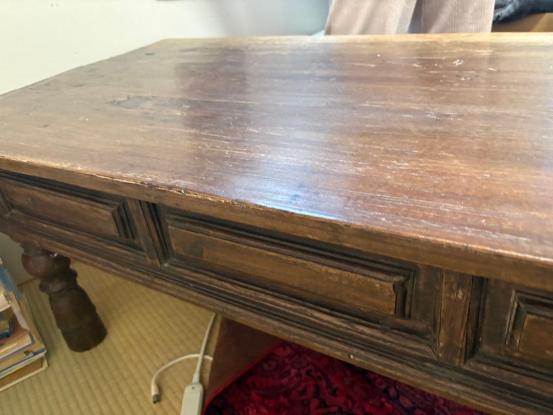 アンティーク　クラッシックローボード　木製コンソールテーブル
