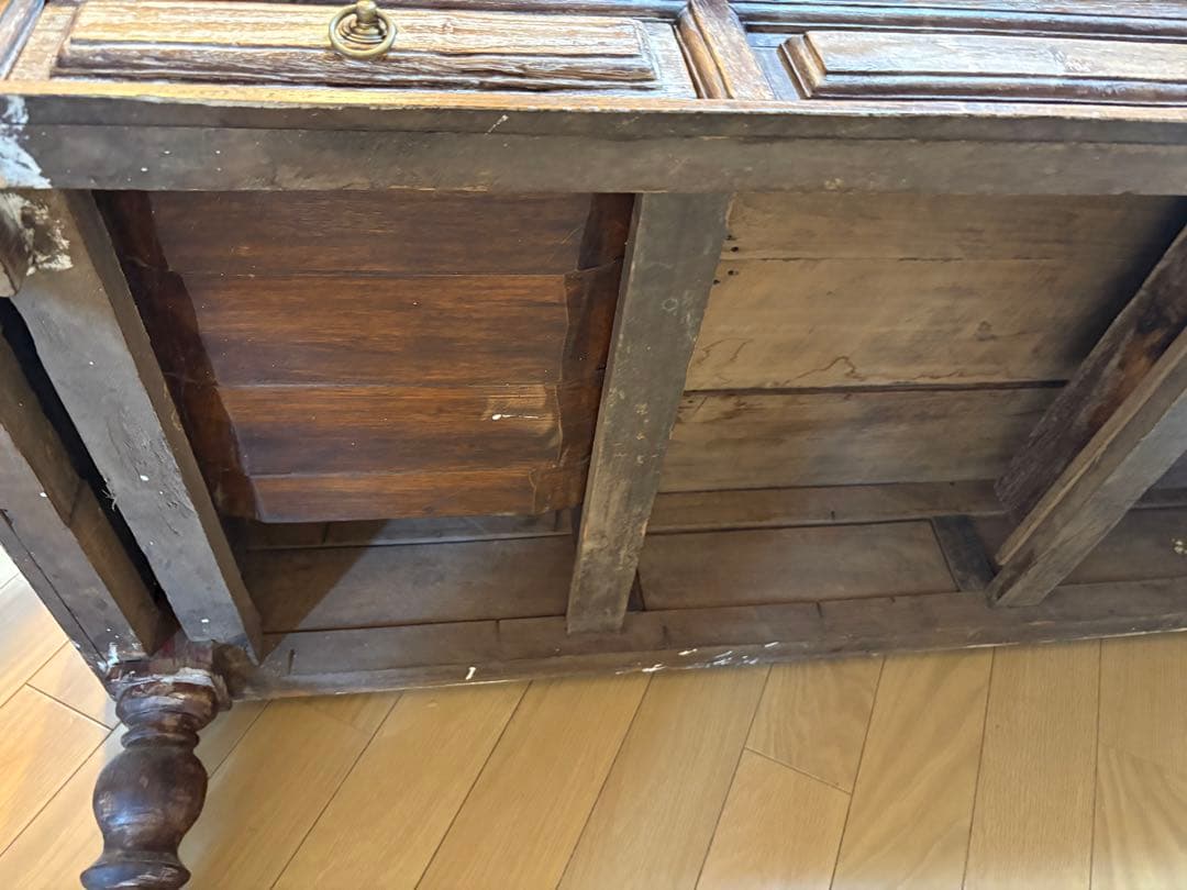 アンティーク　クラッシックローボード　木製コンソールテーブル