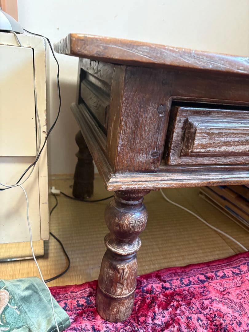 アンティーク　クラッシックローボード　木製コンソールテーブル