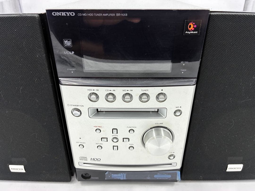 ONKYO BR-NX8 CD・MD・HDD動作確認済 リモコン付