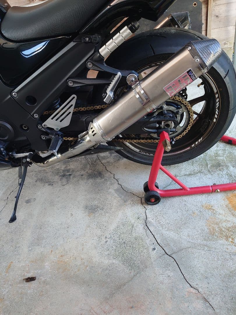 ZZR1400 USヨシムラスリップオンマフラー