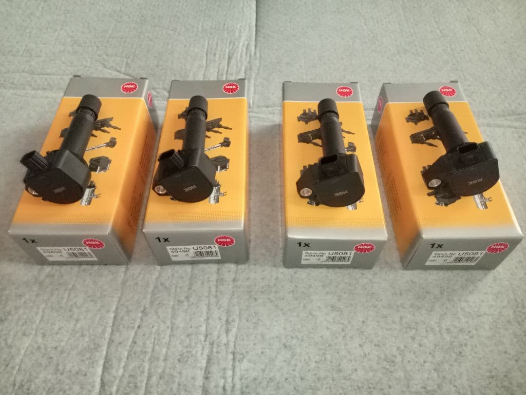 ★NGK イグニッションコイル U5081 4本セット ホンダ　使用極わずか美品