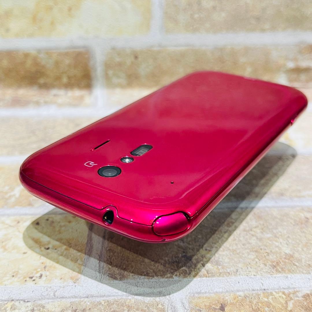 SIMフリー らくらくスマートフォン me 32GB ピンク 電池良好