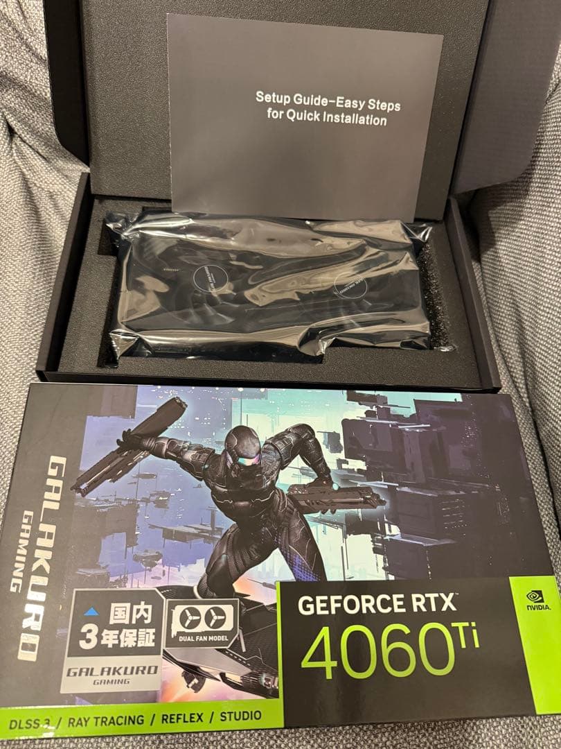 グラフィックボード・グラボ・ビデオカード GALAKURO GeForce RTX 4060 Ti 8GB OC