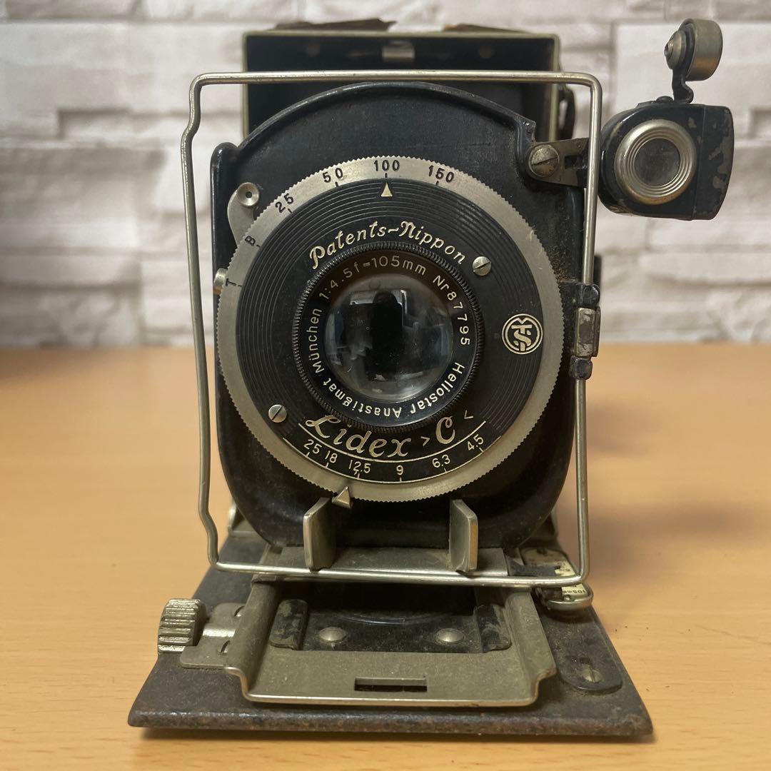 蛇腹カメラ　箱型　昭和　レトロ