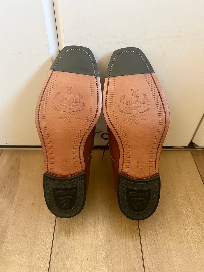 【極美品】SCOTCHGRAIN スコッチグレイン パンチドキャップトゥ 24