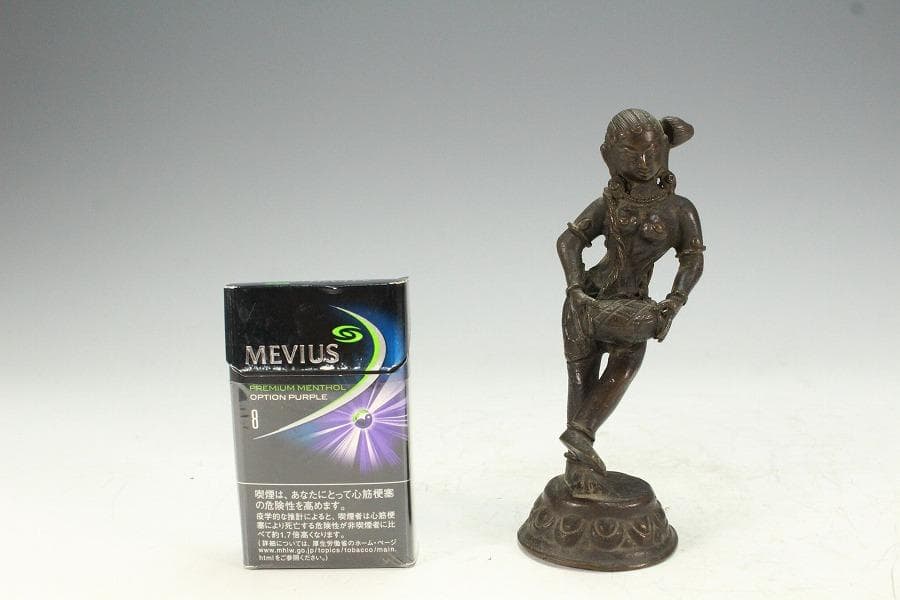 古銅 踊子 像 ガンダーラ 仏教(K-XA902)