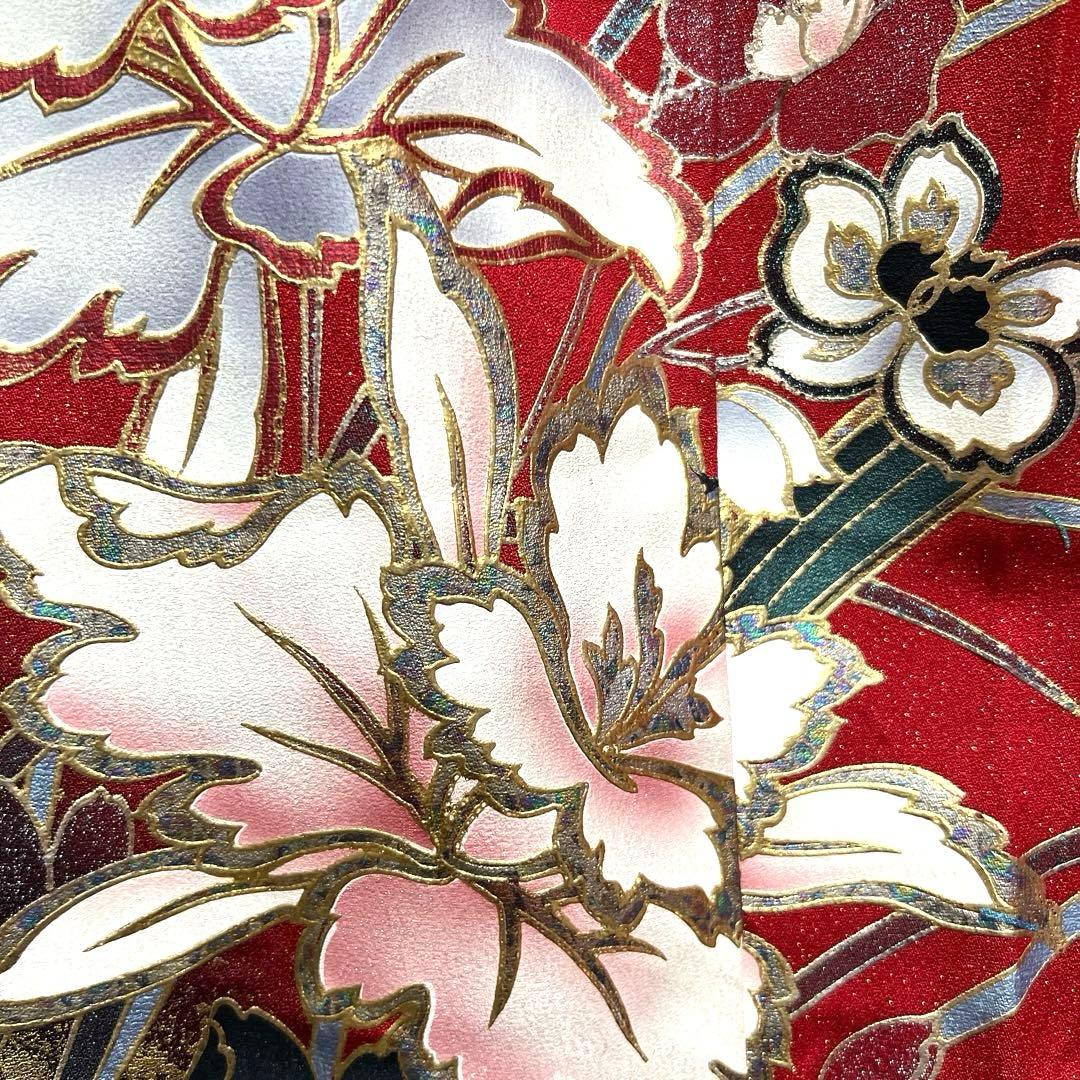 振袖　金彩　金通し　花模様　グラデーション　晴れの日　成人式　着物　039k