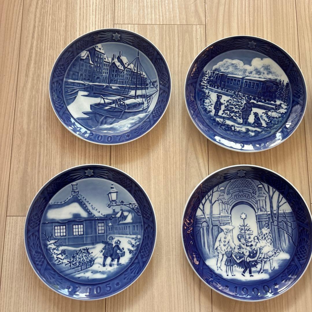 【まとめ売り】ロイヤルコペンハーゲン　イヤープレート　百貨店で購入