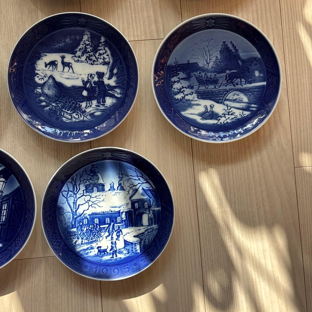 【まとめ売り】ロイヤルコペンハーゲン　イヤープレート　百貨店で購入