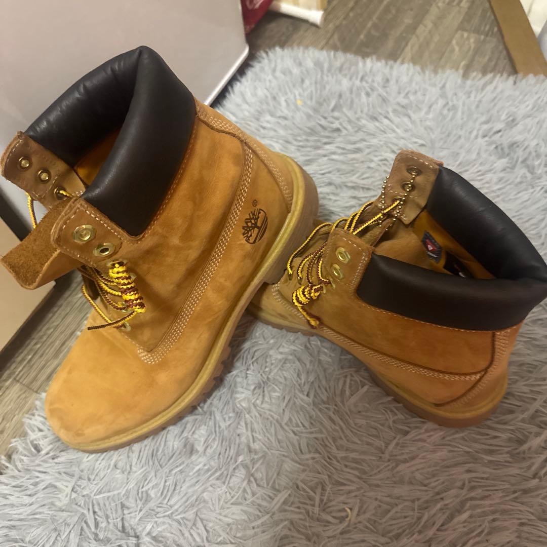 Timberland ブラウンハイカットブーツ