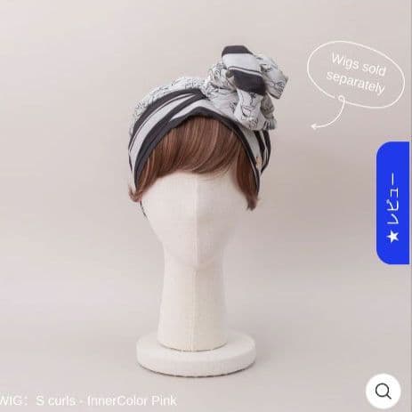 BAREN　バレン スカーフハット　Mサイズ　ボタニカルベージュ