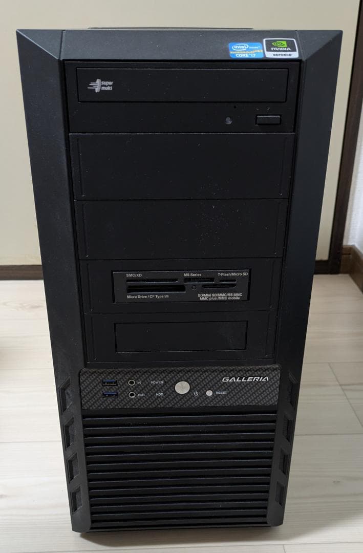 GALLERIA XF-A / Core i7 / SSD＆HDD