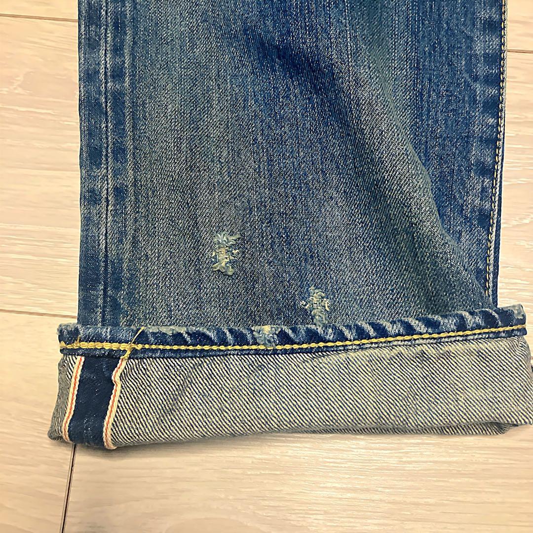 HYSTERIC GLAMOUR デニムパンツ W34 ダメージジーンズ　裾濃色