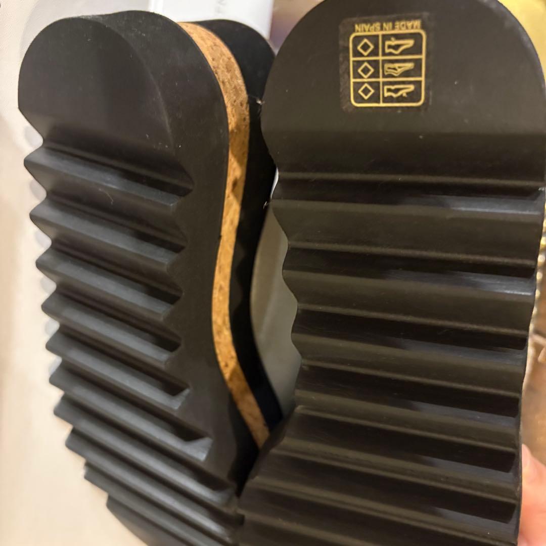 【新品レアカラー】ステラ　スニークエリス プラットフォームサンダル　シルバー