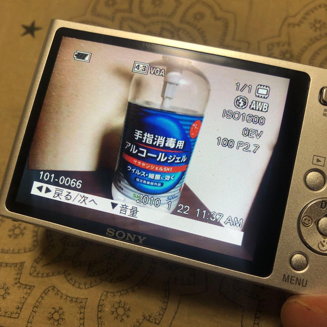 完品 SONY Cyber-shot DSC-W550 デジカメ コンデジ 美品