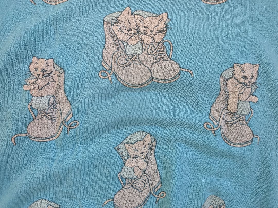 トップス vintage 80s SCARAB cat in shoe sweat set