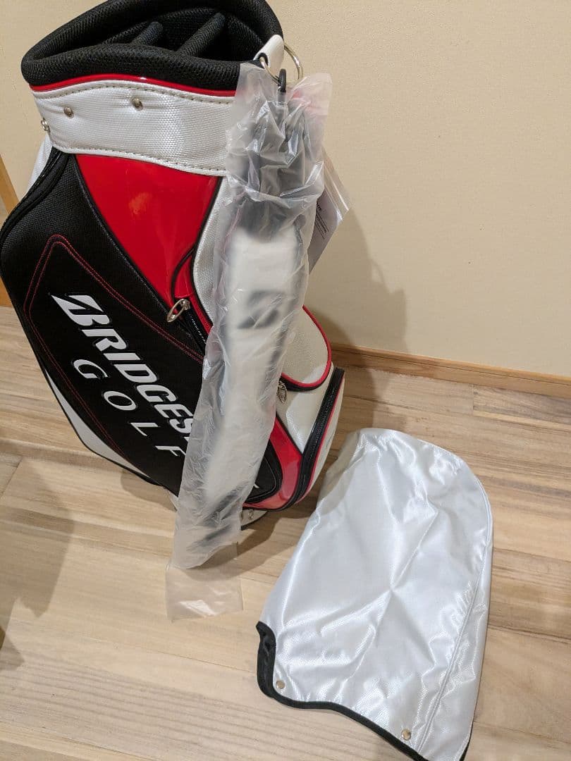 BRIDGESTONE GOLF キャディバッグ 白黒赤