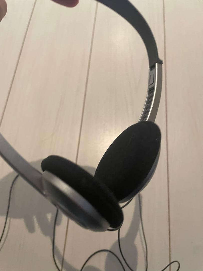 Panasonic 有線ヘッドホン シルバー y2k レトロ