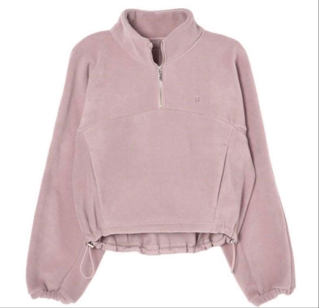 herlipto Flight Mode Fleece Pullover ピンク