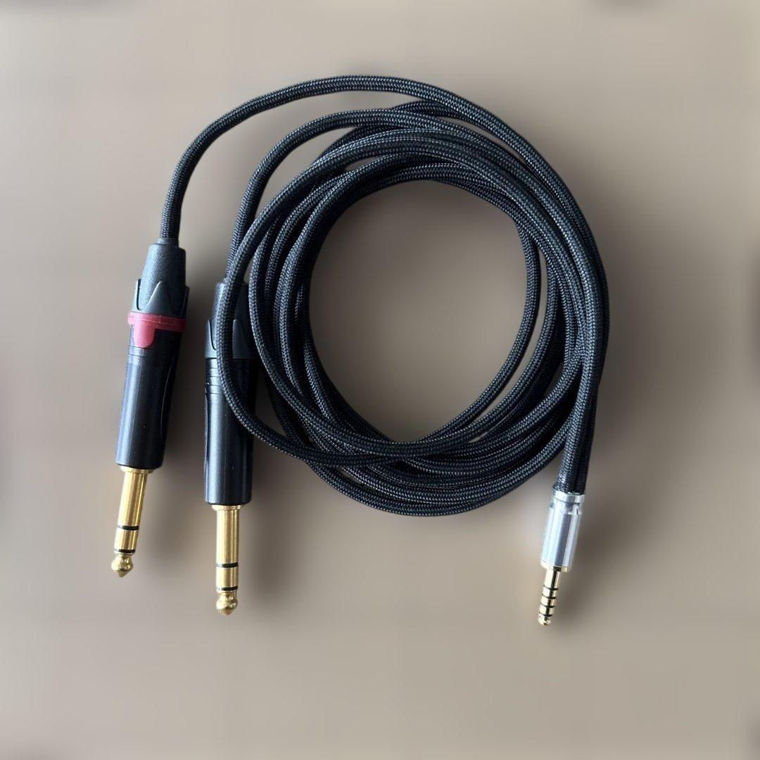 ZEN DACに最適品TRS to TRSバランスオーディオケーブル1.3m