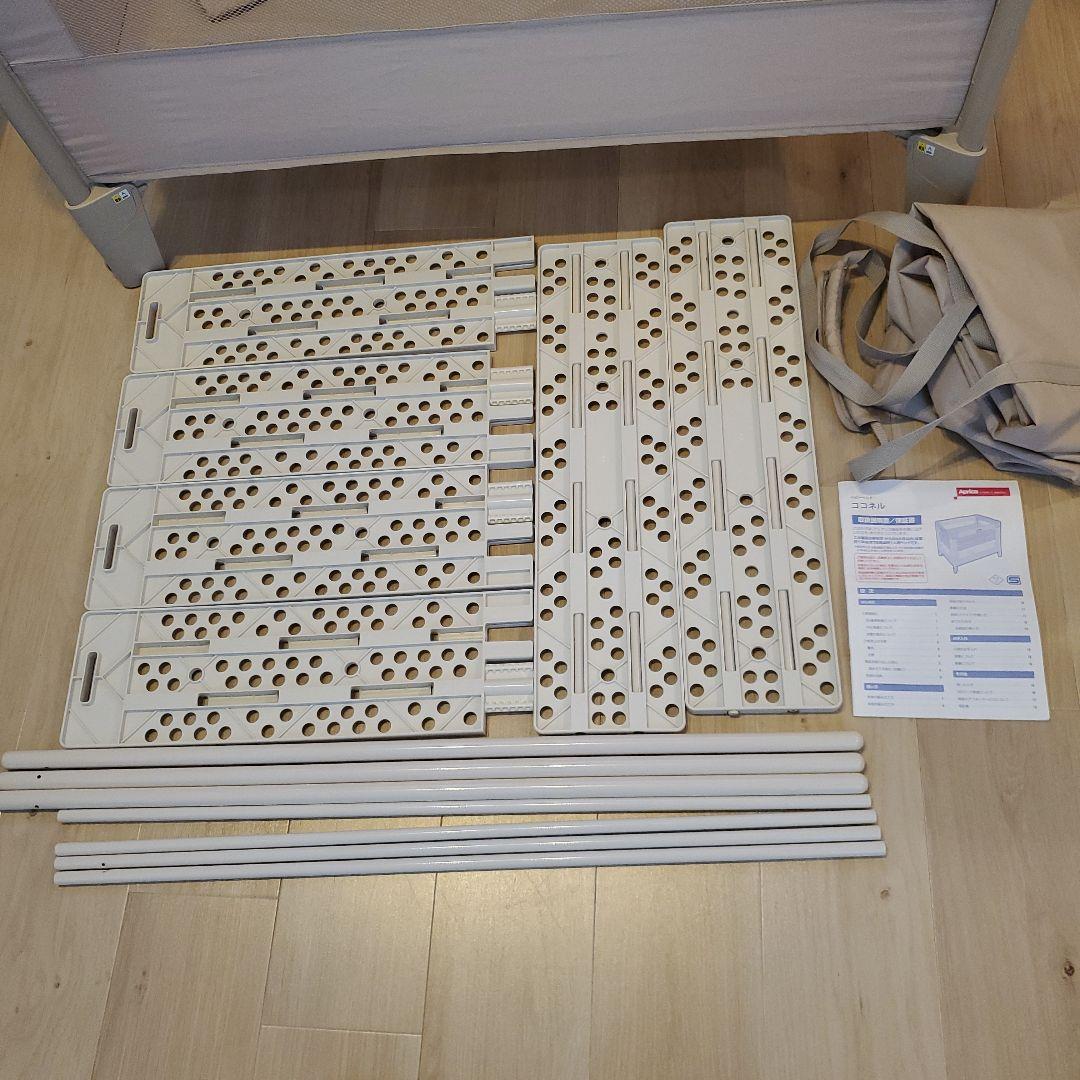 極美品✨Aprica ココネル ベビーベッド 即日発送 安心取引 ブラウン