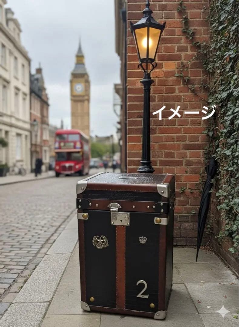 イギリスアンティーク　クロコのボックス