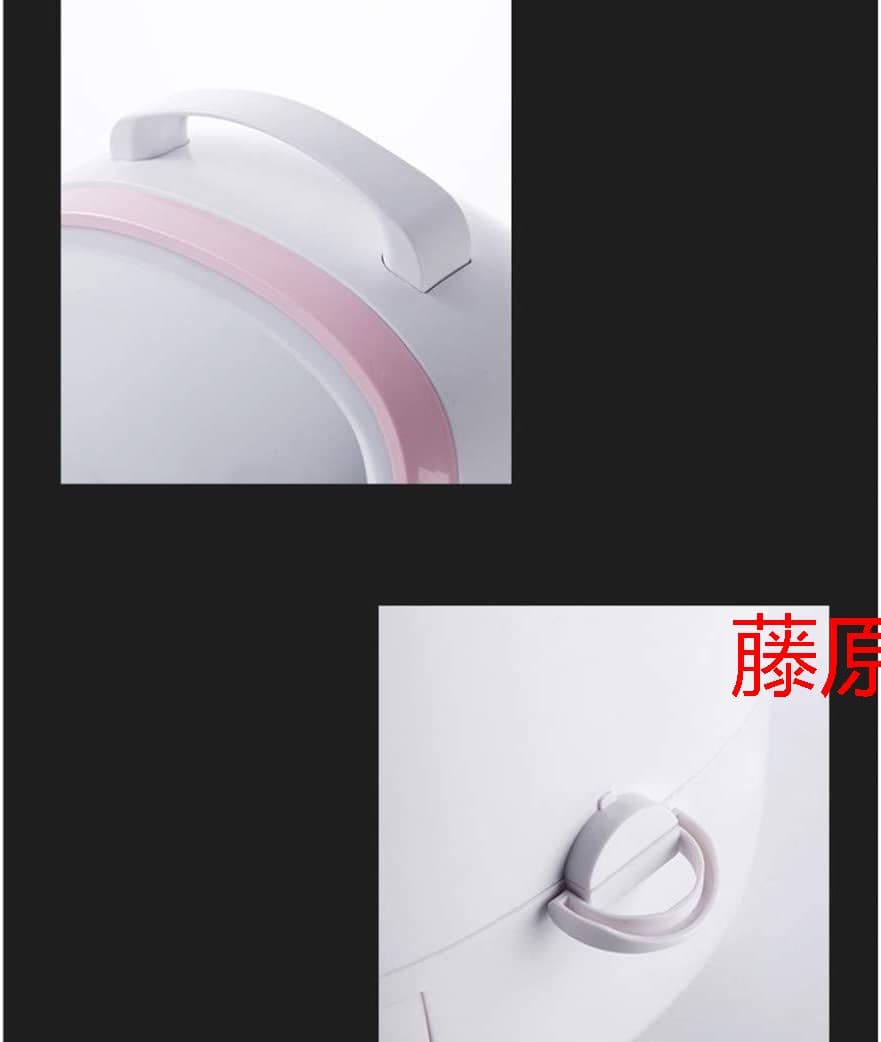 化粧品収納ボックス コスメボックス化粧鏡付きメイクケース ポータブル 引き出!