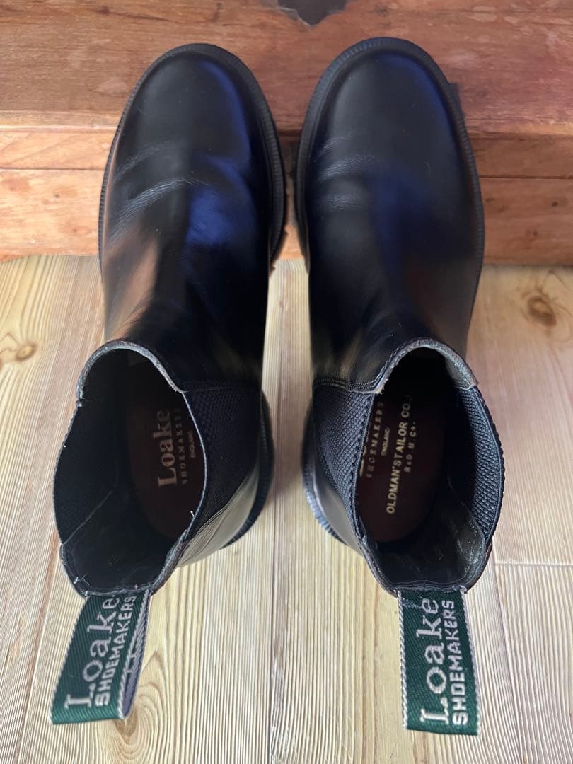 オールドマンズテーラー×Loake 別注ブーツ　ブラック　UK5