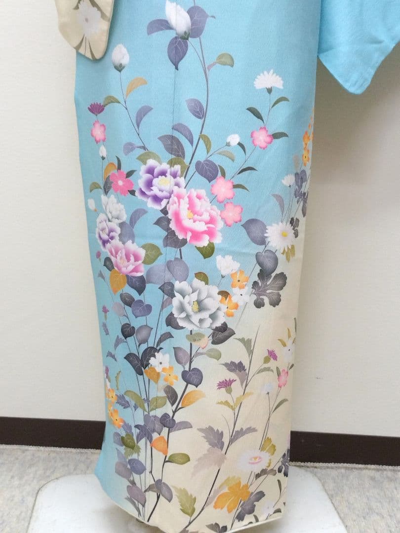 802　半額セール　ブランドもの　美品　染分け暈し　洗える訪問着　4点フルセット