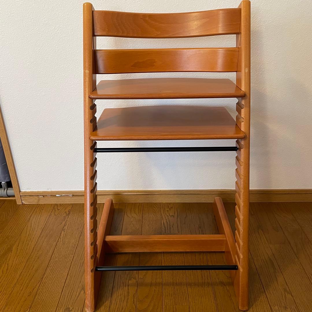 ストッケ　トリップ トラップ　ベビーチェア+ベビーセット　チェリー