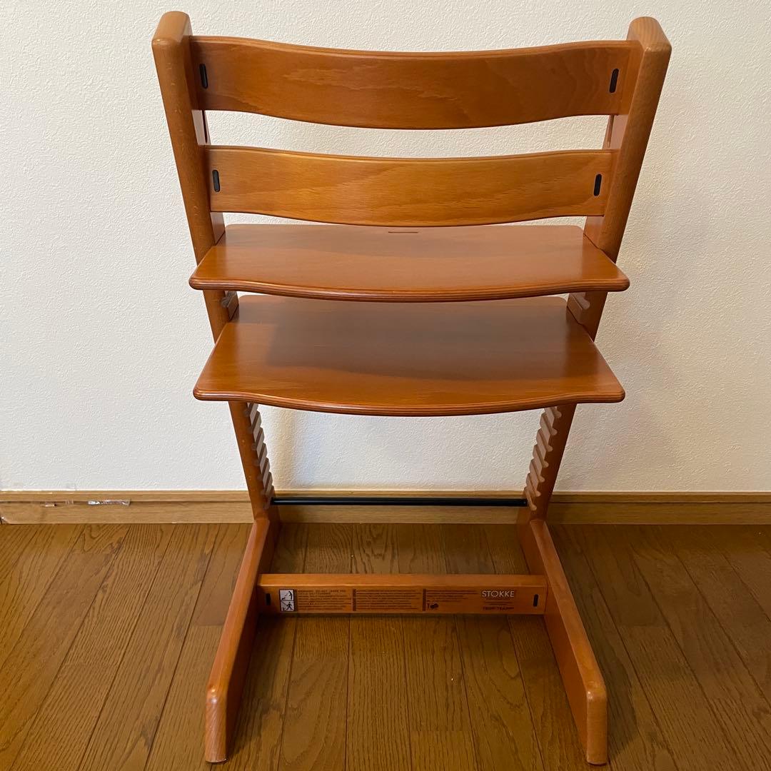 ストッケ　トリップ トラップ　ベビーチェア+ベビーセット　チェリー