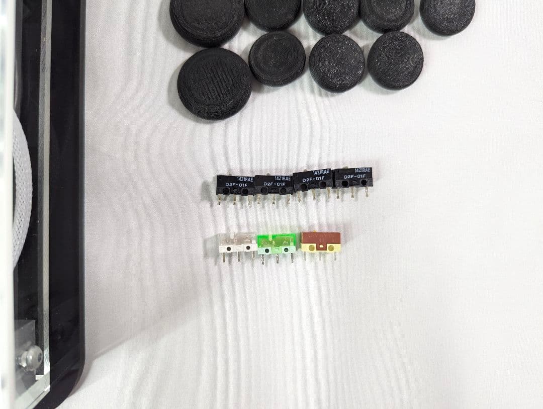 レバー付きレバーレス 自作アケコン ワンタッチ切替機能搭載