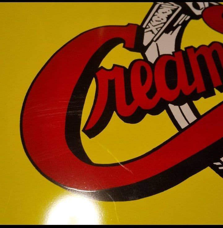 クリームソーダ/プレート/看板/ブラックキャッツ/ロカビリー/ロック/ブリキ