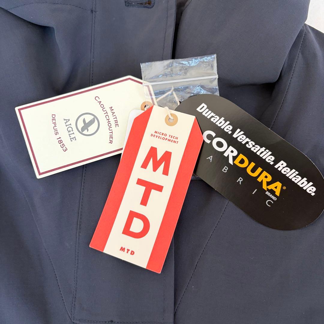 新品 タグ付き AIGLE エーグル MTD モッズコート コーデュラ ライナー