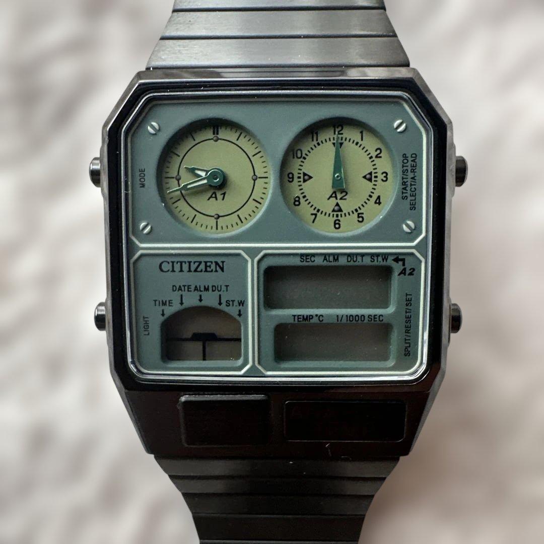 CITIZEN×BEAMSアナデジ腕時計 未使用品 要電池交換