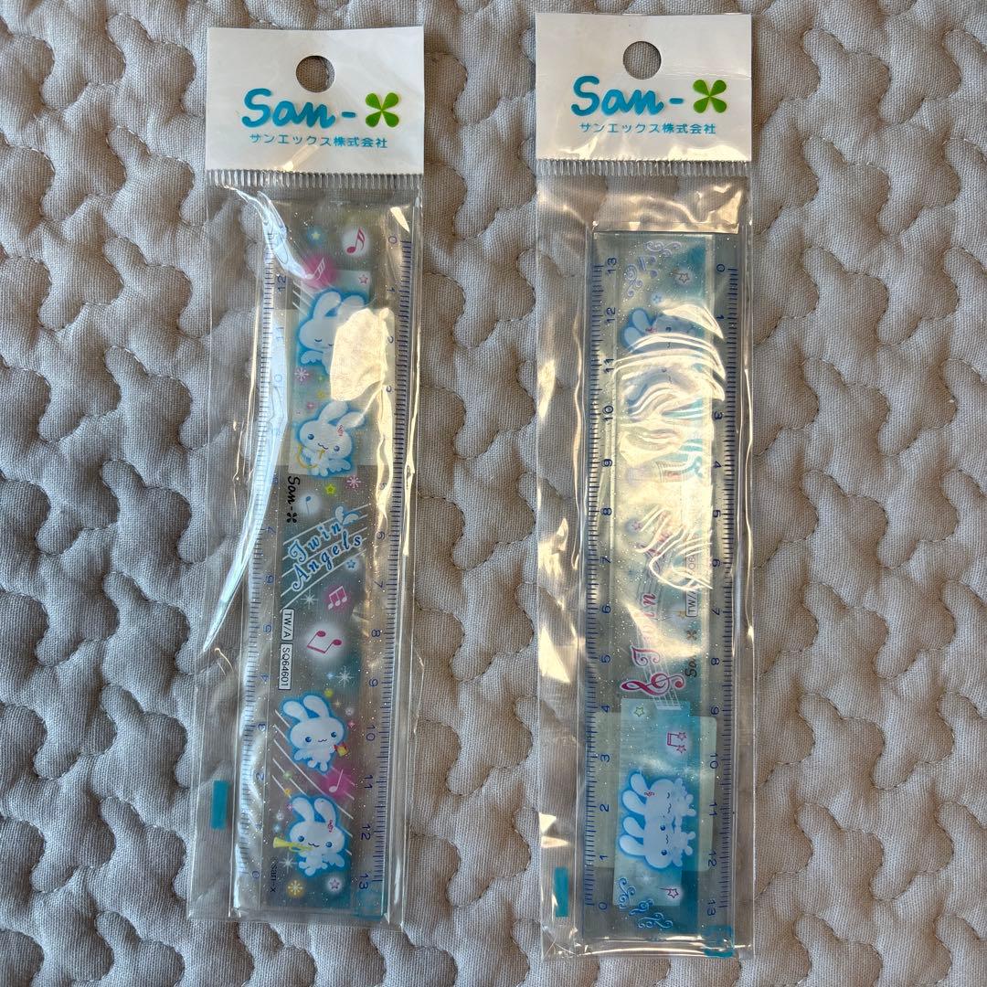 【未使用】サンエックス　ツインエンジェル　ペンケース　筆箱　文具　メモ帳　平成